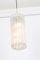 Lámpara colgante de tubos de Murano grande atribuida a Doria, años 70, Imagen 8