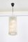 Lámpara colgante de tubos de Murano grande atribuida a Doria, años 70, Imagen 9