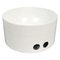 Italian Modern White Plastic Cylindrical Bowl attributed to Enzo Mari for Danese, 1970s, Image 1
