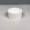 Italian Modern White Plastic Cylindrical Bowl attributed to Enzo Mari for Danese, 1970s, Image 2