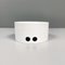 Italian Modern White Plastic Cylindrical Bowl attributed to Enzo Mari for Danese, 1970s 3