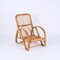 Mid-Century Modern Italian Bamboo Armchair from Vivai Del South, 1970s, Image 3