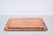 Large Mid-Century Rectangular Serving Tray in Copper, 1960s 11
