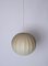 Lampe à Suspension Cocon Mid-Century Beige par Achille Castiglioni pour Hille, 1960s 12