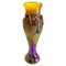 Art Nouveau Style Glass Vase by J.G. Hateus, 1997 1