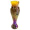 Vase Style Art Nouveau en Verre par JG Hateus, 1997 1