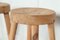 Mid-Century Pine Artists Stools in the style of Charlotte Perriand, Set of 4 9
