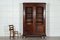 Large 19th Century English Glazed Mahogany & Oak Bookcase / Vitrine, 1870 4