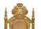 Hand Carved Gilt Throne Armchairs with Lions Heads, Set of 2 8