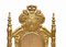 Hand Carved Gilt Throne Armchairs with Lions Heads, Set of 2, Image 8