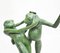 Bronze Statue Salsa Frog Dancer, Image 4