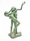 Bronzestatue Salsa Frosch Tänzerin 8