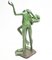 Bronze Statue Salsa Frog Dancer, Image 5