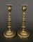 Guilloché Chiseled Bronze Candlesticks, 1800s, Set of 2 2