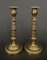 Guilloché Chiseled Bronze Candlesticks, 1800s, Set of 2, Image 2