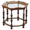 Baroque Style Hexagon Side Table, 1930s 1
