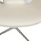 Swan Chair in White Leather by Arne Jacobsen for Fritz Hansen, 1980s, Image 5
