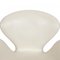 Swan Chair in White Leather by Arne Jacobsen for Fritz Hansen, 1980s 6