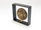 Iron & Brass Coin Medal Bookend attributed to Carl Auböck, Austria, 1970s, Image 10