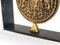 Iron & Brass Coin Medal Bookend attributed to Carl Auböck, Austria, 1970s, Image 16