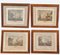 Fishing, 1800s, Etchings, Framed, Set of 4, Image 1