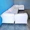 Modular Sofa Mod. Fodra in White Linen Coating by Vico Magistretti for Cassina, 1970s, Image 3