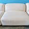 Modular Sofa Mod. Fodra in White Linen Coating by Vico Magistretti for Cassina, 1970s, Image 10