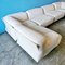Modular Sofa Mod. Fodra in White Linen Coating by Vico Magistretti for Cassina, 1970s, Image 2