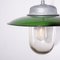French Enamelled Ceiling Pendant Light with Shades with Original Glass, 1960s 6