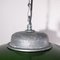 French Enamelled Ceiling Pendant Light with Shades with Original Glass, 1960s 3