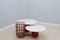 Tavolino da caffè doppio in marmo con portariviste, anni '80, Immagine 1