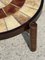 Tavolino da caffè Zodiac vintage in ceramica e quercia, anni '60, Immagine 5