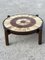 Vintage Zodiac Coffee Table in Ceramic and Oak, 1960 2