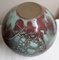 Vintage German Ceramic Vase with Red Green Glaze, 1970s, Image 4