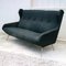 Black Fabric Sofa, 1950s 3
