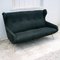 Schwarzes Stoffsofa, 1950er 6