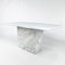 Tavolo da pranzo vintage rettangolare in marmo, Italia, anni '60, Immagine 3