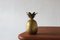 Mid-Century Gold Brass Table Lamp in Pineapple Shape 1