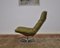 Khaki Quilted Swivel Armchair, 1970s 5