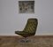 Khaki Quilted Swivel Armchair, 1970s 2