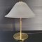 Lampada da tavolo grande in vetro e ottone di Peill & Putzler, anni '60, Immagine 1