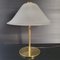 Large Table Lamp in Glass & Brass from Peill & Putzler, 1960s, Image 1