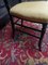 Napoleon III Dining Chair with Yellow Woven Seat 5