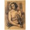 Giacomelli Ferruccio, Akt einer jungen Frau, 1954, Zeichnung auf Papier 2