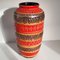 Jarrón vintage grande de cerámica de Bay Keramik, años 60, Imagen 9