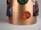 Lampade a sospensione vintage in rame con inserti in plastica colorata, anni '70, set di 3, Immagine 12