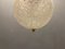 Lámpara colgante Cracklè de cristal de Murano, años 70, Imagen 6