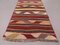 Vintage Kelim Turkish Narrow Kilim Runner Rug 1