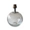 Lámparas de mesa con forma de globo de vidrio transparente, años 70. Juego de 2, Imagen 3