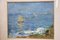 Amedeo Merello, Paesaggio marino, anni '60, Olio su tela, Con cornice, Immagine 6